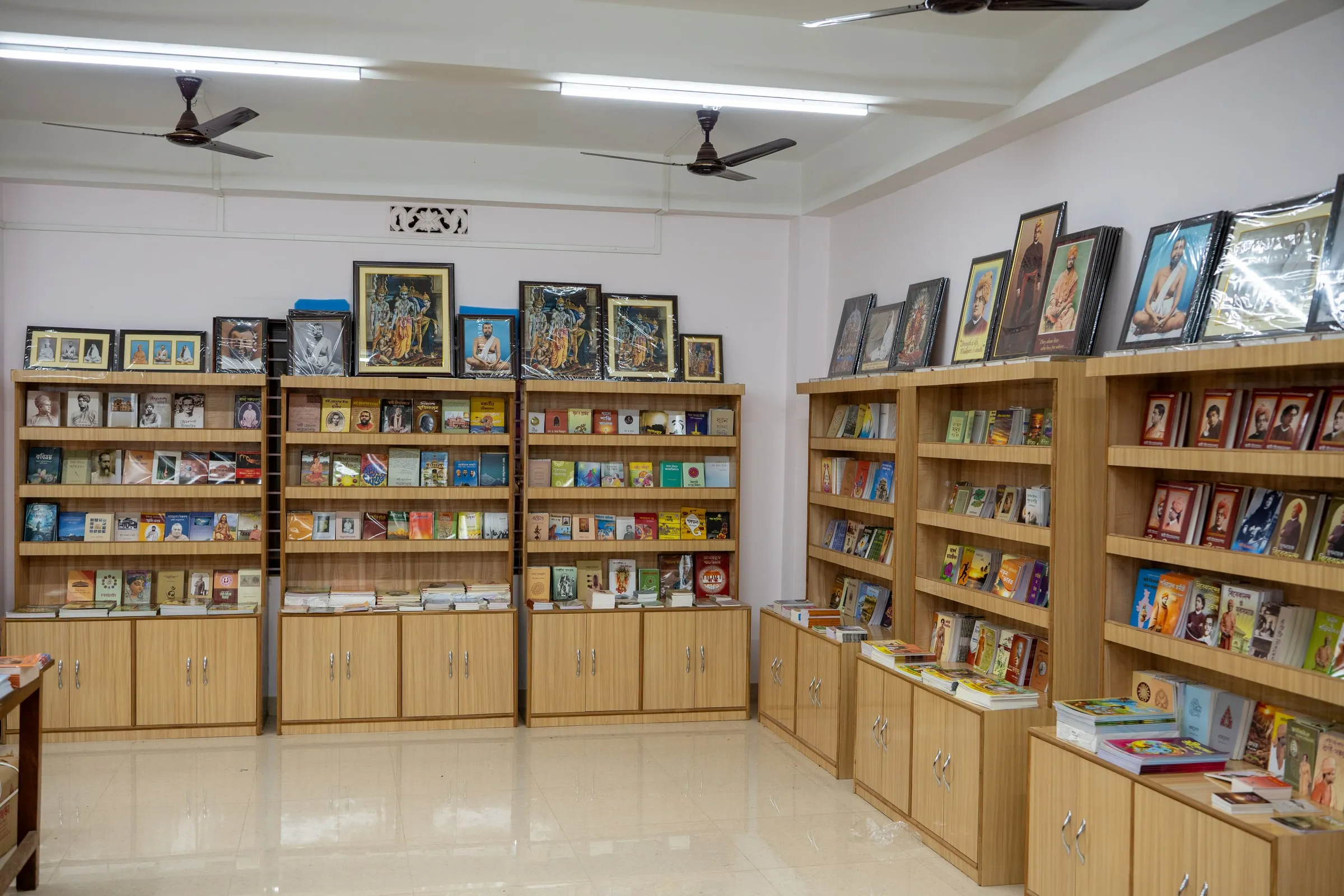 The book stall at Ramakrishna Mission, Dhaleswar