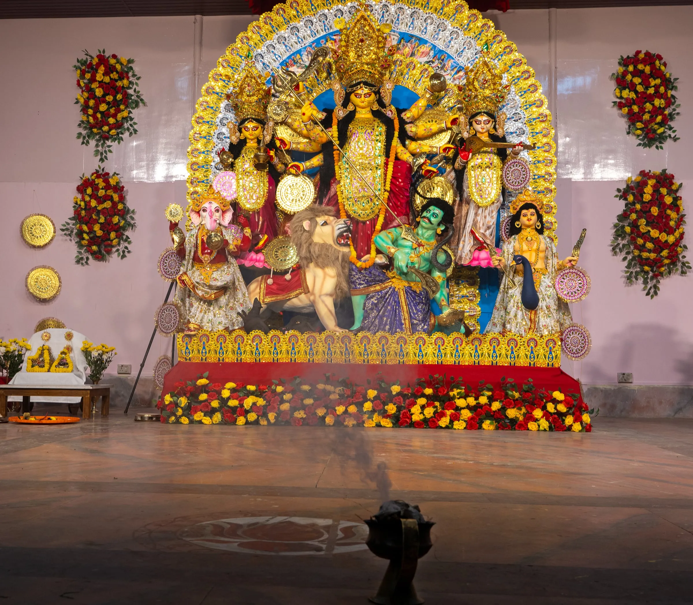 Sri Sri Durga Puja at Ramakrishna Mission, Dhaleswar