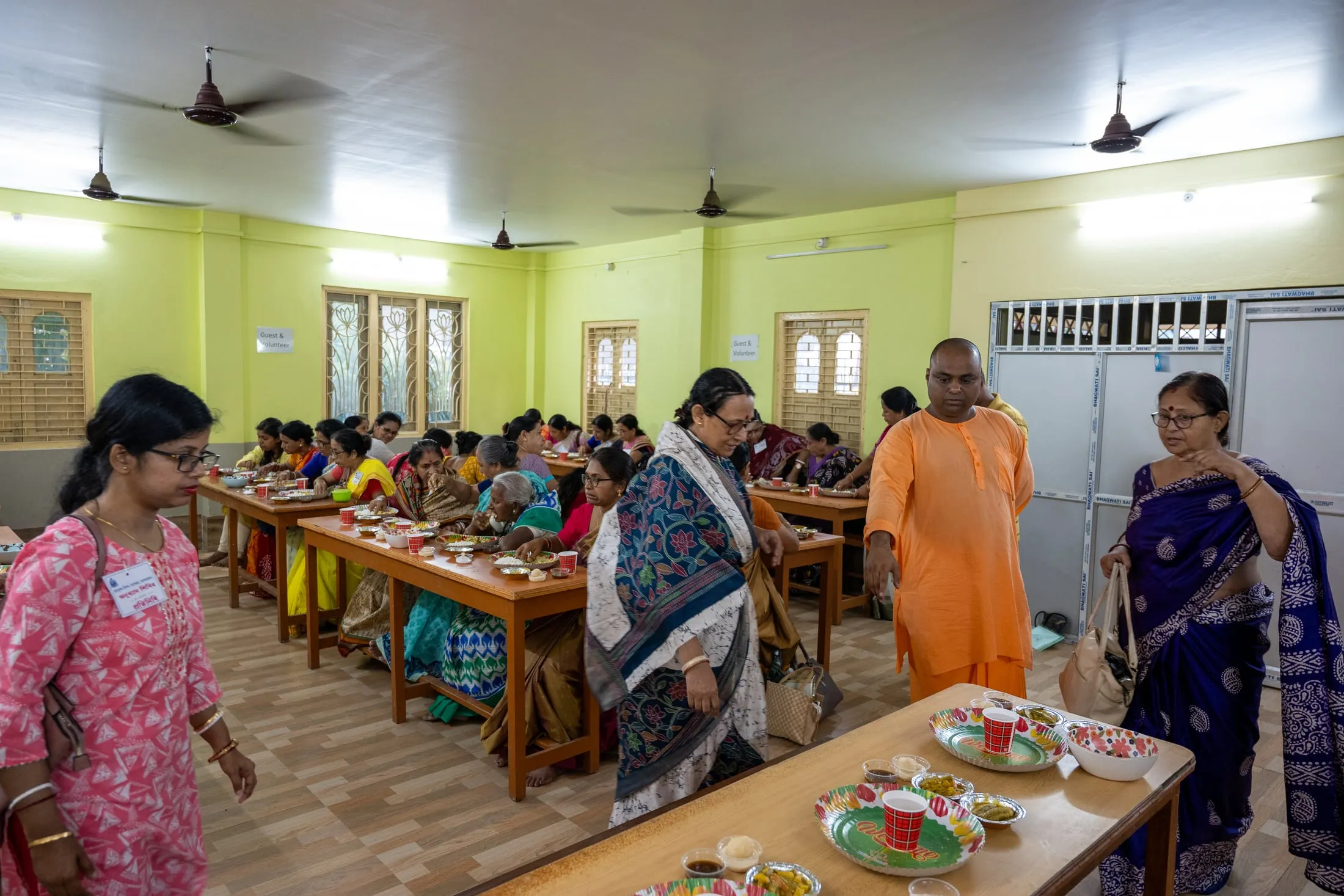 Prasad served after a retreat