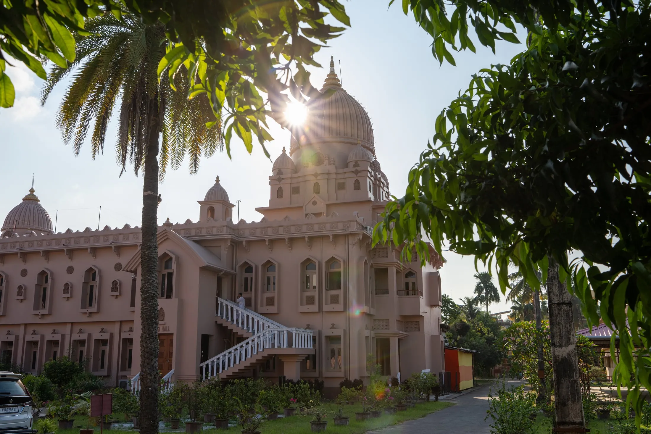 The temple in morning light